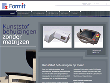 Tablet Screenshot of formit.nl